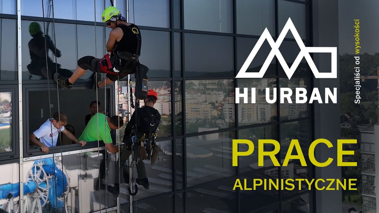 HI URBAN Prace alpinistyczne -  Wymiana okna