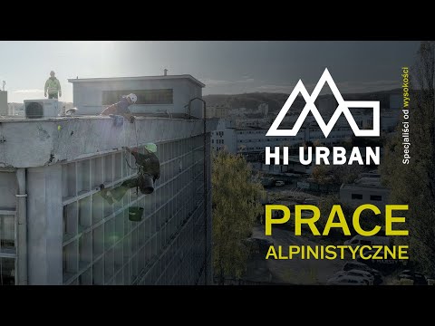 HI URBAN - Prace alpinistyczne - naprawa elewacji